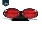 5 Wire Led Aftermarket Motorcycle Lights Rear Stop Brake PlateTaillights For