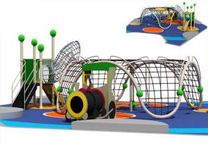 Quality Large Playground Climbing Net Frame 6 Strand Steel Rope Spider Web Kid Play Site wholesale