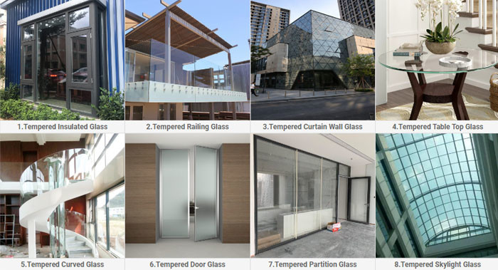 Custom 19mm Ultra Clear Safety Toughened Glass