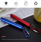 Modern Design Reusable Stainless Steel Straws For Home , Bar And Restaurant
