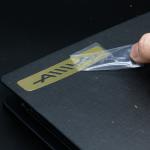 Transparent Embossed Packaging Stickers Labels Waterproof