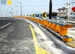 Anti Shock Diameter 370mm Spacing 0.5m Safety Roller Barrier