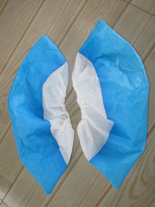 2017 Cheap disposable outdoor waterproof pp+cpe shoe cover