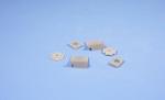 High Temperature Resistant Aluminum Nitride Ceramic Machinery Parts Natural