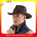 2050373 Sun Accessory customized winter wool felt fashion style cowboy hats