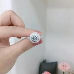 Women Wedding Engagement Ring Silver 925 Adjustable Stacking Thumb