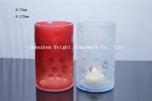 Quality Perfect design glass candle holder for decoration, hurricance glass wholesale