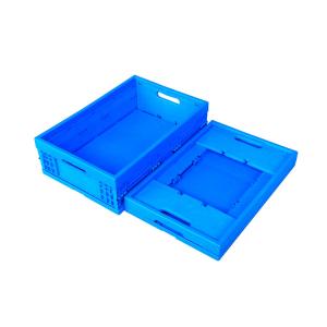 Quality Stacking Design Collapsible Plastic Box For Grocery Food / Garment Companies wholesale