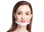 Food Processing Healthcare Industry Plastic Face Mask With Logo Anti Fog