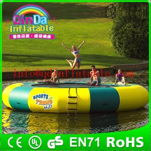 Quality Inflatable aquatic trampoline inflatable gymnastics trampoline aqua trampoline wholesale