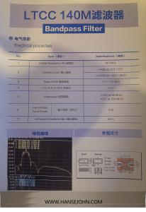 Quality LTCC 140Mhz Bandpass Customized Rf Power Splitter wholesale