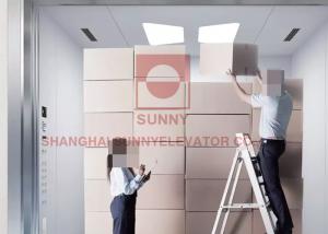 Quality High Load Steel Plate Freight Lift Cargo Elevator With Sider Door wholesale