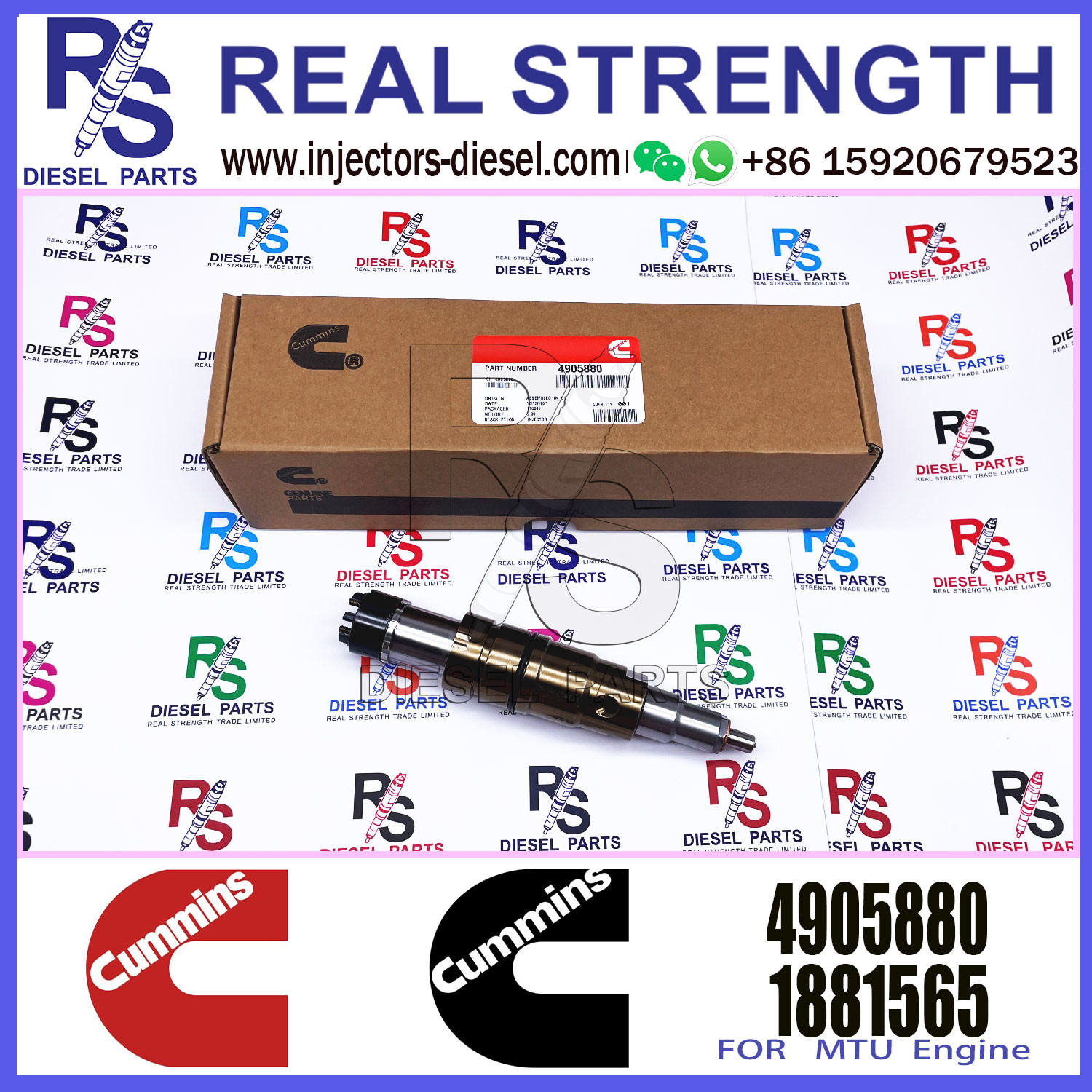 Diesel Fuel Injectors 2872544 2031835 2030519 4905880 For Cummins SCANIA R Series