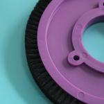 Standard Ilsung Stenter Machine Parts Brush Wheel Black Nylon Hair