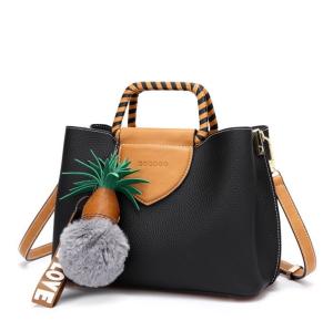 Quality Modern Intelligent Handbags Faux Leather Tote Bags Daily PU Bags with Pendant wholesale