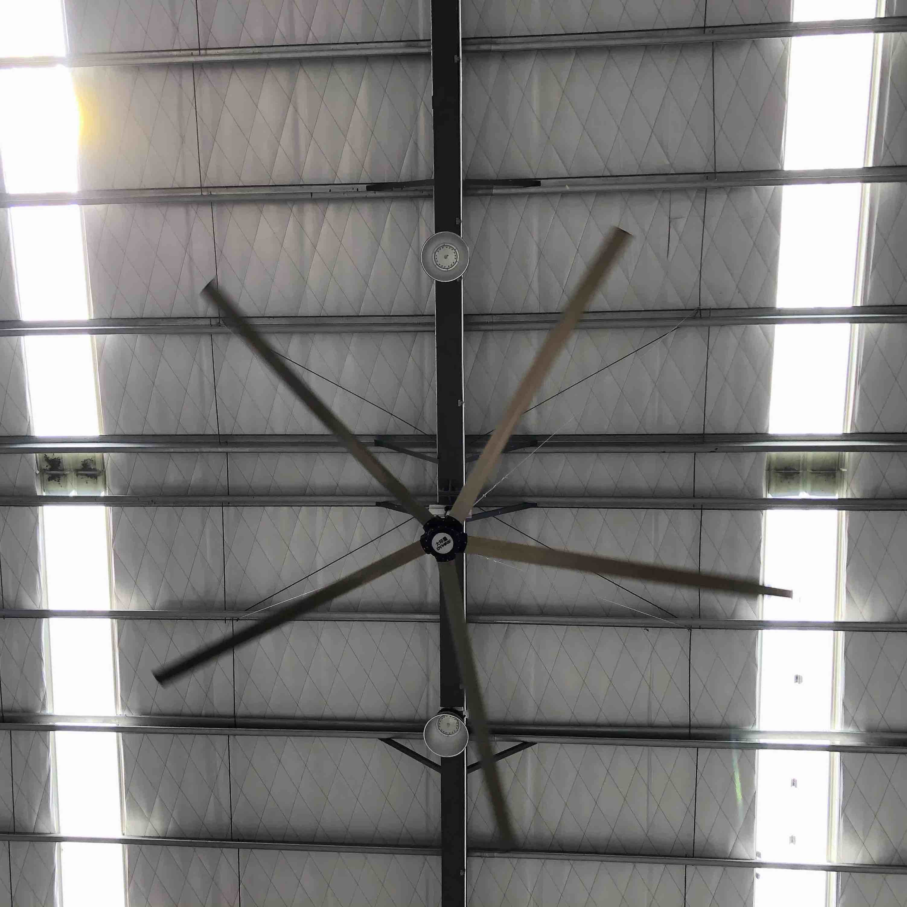 12ft Hvls Industrial Large Ceiling Fan Pmsm Motor Affordable Hvls Fan