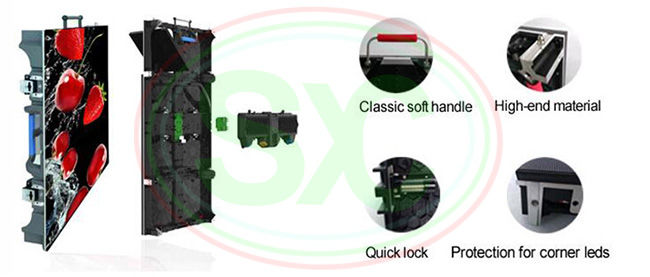 P4.8mm Rental LED Display Outdoor Stage Backgroud Large Led Screen Hire