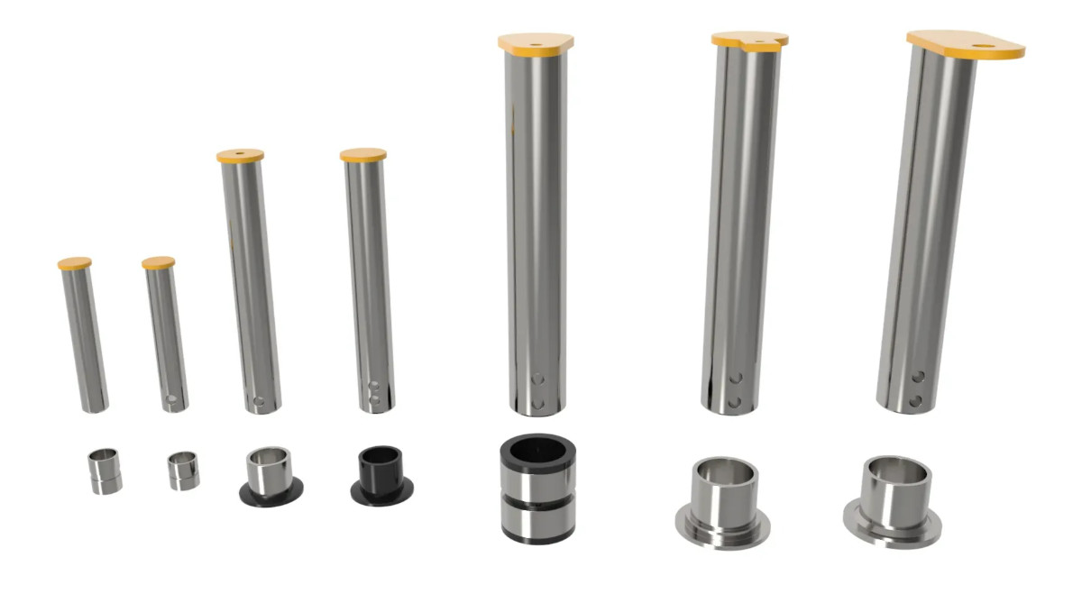 Linkage Pin / Bucket Pin And Bushing For Excavators Bulldozers Wheel Loaders Industry
