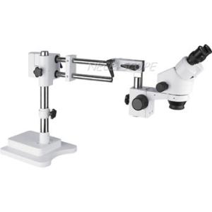 Quality Double Arm Boom Stand Stereo Zoom Microscope With 235MM Long Travel Range wholesale