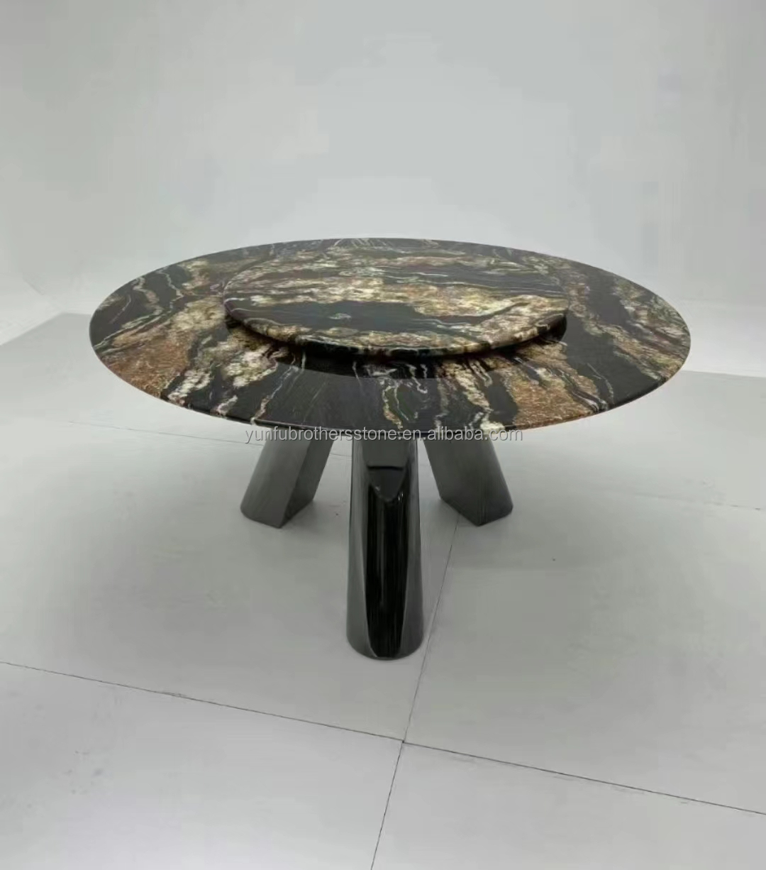 Polished Natural Stone Cosmic Gold Granite for Coffee Table and Countertops Modern Look