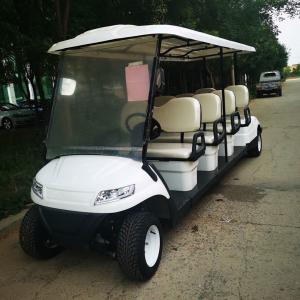 Quality White Lithium 48 Volt Electric Golf Cart 8 Seater Custom wholesale