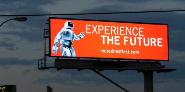 Outdoor P8 LED Billboards , 3G WIFI Control LED Digital Billboards Mean Well