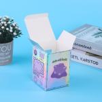 Laser paper box, illusion packaging box, customized cosmetics set, daily
