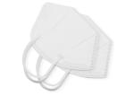Ear Wearing N95 Dust Mask White Color Environment Friendly Smooth Breathing