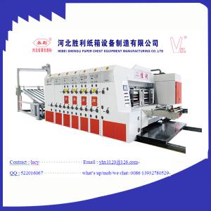 Quality Electric 3 Color Flexo Printing Machine , Automatic Printer Slotter Machine wholesale