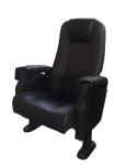 Quiet Design Commercial Theater Seating Black Color ≥1100 Minimum Row Distance