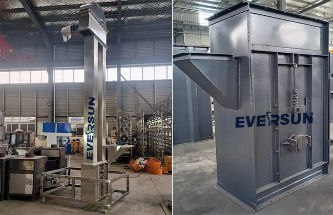 Multi-Purpose Electric Belt / Chain Bucket Elevator For Bulk Material Lifting