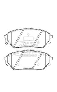 Quality Ceramic Front Hyundai Veracruz Brake Pads D1301 58101-3JA00 wholesale
