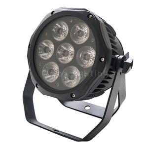 Quality Hot Sale 7x10w Remote Controller Waterproof Outdoor Small Silent LED Slim Par RGBW wholesale