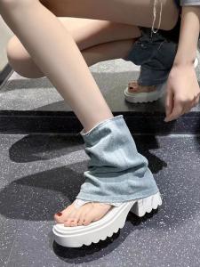 Quality German Sole Leather Roman Sandals Solid Pattern Pull On Closure wholesale