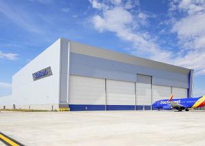 Quality Insulated Prefab Steel Building Kits For Private Airplane Hangars / Aircraft Maintenance House wholesale