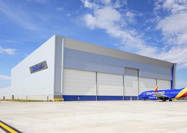 Insulated Prefab Steel Building Kits For Private Airplane Hangars / Aircraft