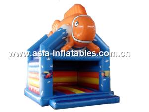 Quality Novel lovely fish shape commercial inflatable combo for sale wholesale