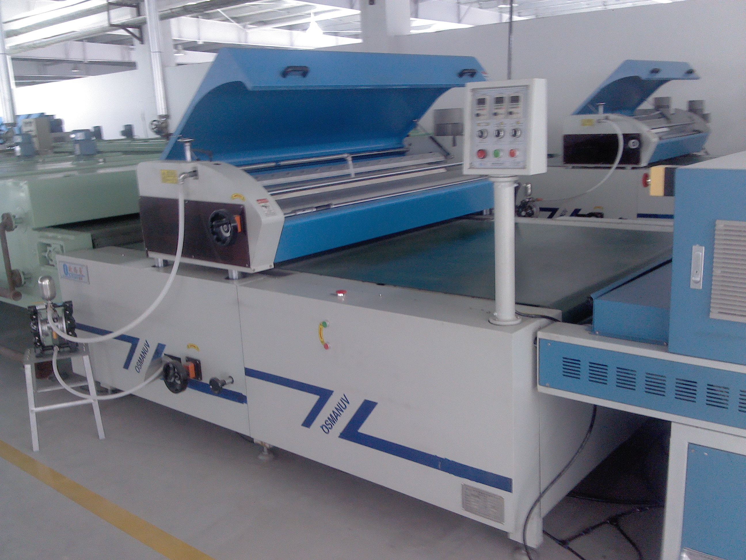8KW Power Roller Coating Equipment For PVC Floor Laminating Board