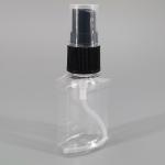 Transparent Square 4.5g 20ml Plastic Mist Spray Bottle