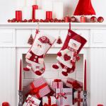 Christmas Stockings 2 Pack 3D Gnomes Santa Christmas Stockings Personalized