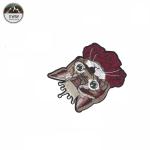 Cartoon Cat Embroidery Designs Patches Small Size Tasteless For Garment