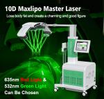XM-227 Weight Loss Green Laser 10D Maxlipo Master Laser And EMS Cryo plate