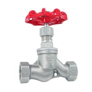 China Inside Screw Stem Position Stainless Steel S-Type Female Thread Globe Valve J41H-16 on sale