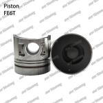 FE6T 12V Engine Piston 56mm For Nissan Engine Spare Parts