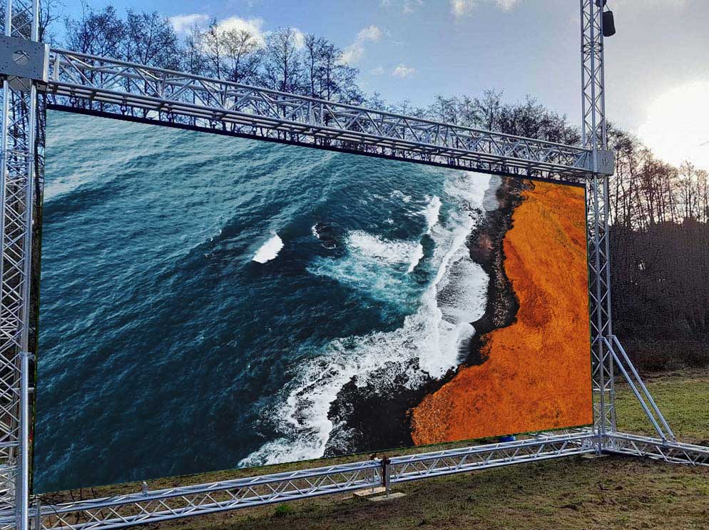 outdoor p3.91 rental led screen