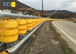 Outdoor Safety Roller Vehicular Impact Guardrail Orange Yellow Red Green Color