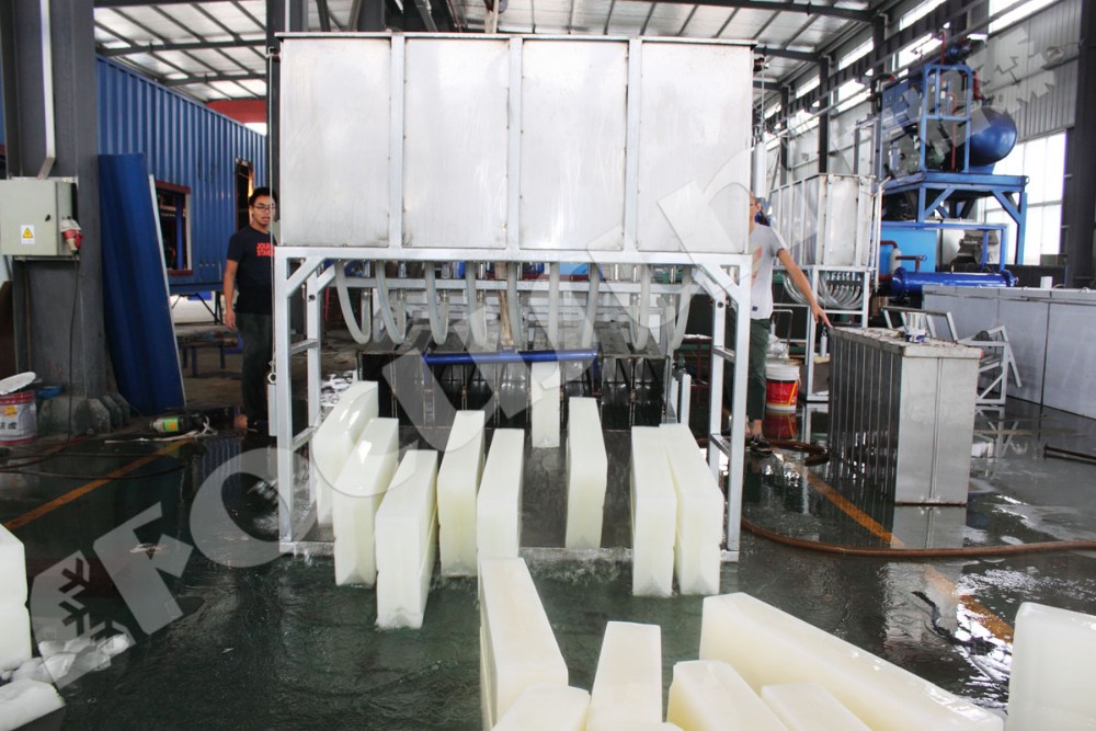 Ice Storage Capacity 380V/3P/50Hz/60Hz Block Ice Machine From FOCUSUN