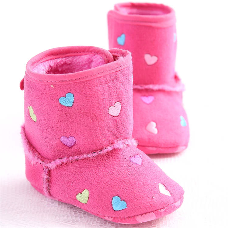 Norht Europe Winter snow warm cotton walking shoes star Newborn toddler baby boots booties
