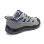 Breathable Factory Safety Shoes Lightweight Cow Suede Leather Shoes Slip