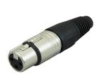 male and female 3pin XLR cable Neutrik connector